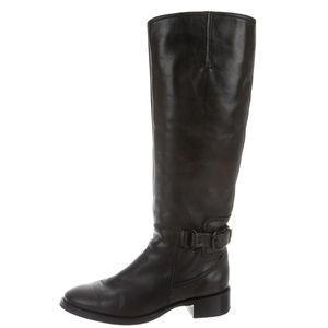 Alexander Mcqueen classic knee-high boots, size 8